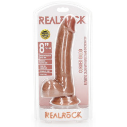 Real Rock Ultra Skin Gode réaliste Curved RealRock 17 x 4.3cm Latino
